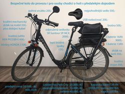 Leader Fox Park City 20" městské kolo vylepšené na max. level bezpečnosti, pohodlí a dojezdu