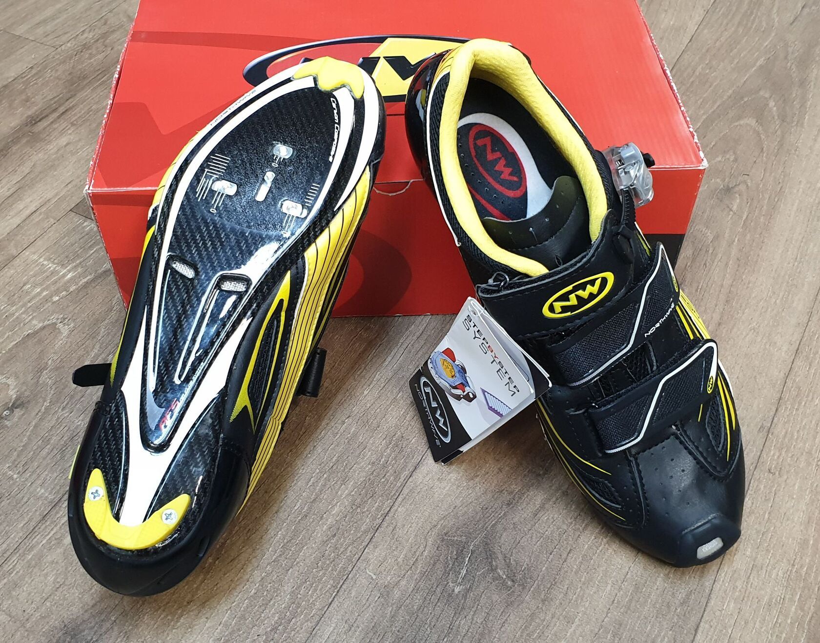 Northwave Typhoon Evo SBS - Chaussures Vélo De Course SPD Sl Speedplay - Homme - Taille 42 - Blanc - NEUF