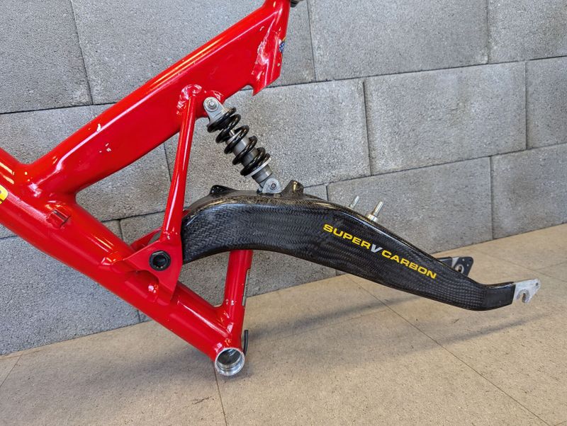 1996 Cannondale Super V Carbon, po kompletní repasi, velikost M