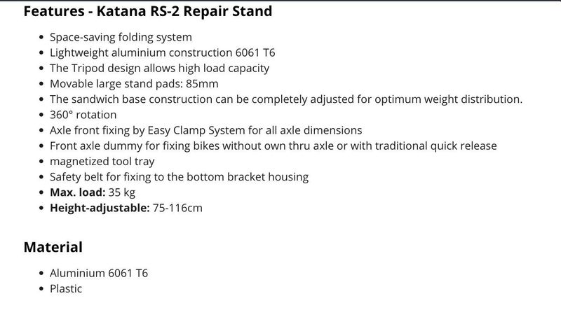 Prodám montážní stojan Katana RS-2 Assembly Stand (NOVÝ)