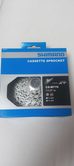 Kazeta Shimano XT CS-M770 - 9 nová