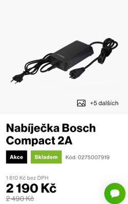 Nabíječka Bosch Compact 2A