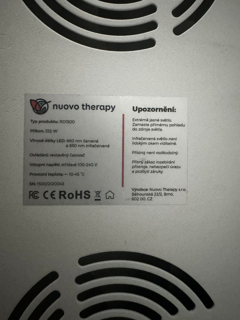 FOTOBIOMODULAČNÍ LED PANEL NT RD1500