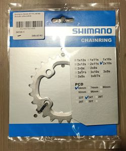 Převodník Shimano Deore XT FC-M785, 24 zubů, rozteč 64mm, 2x10s