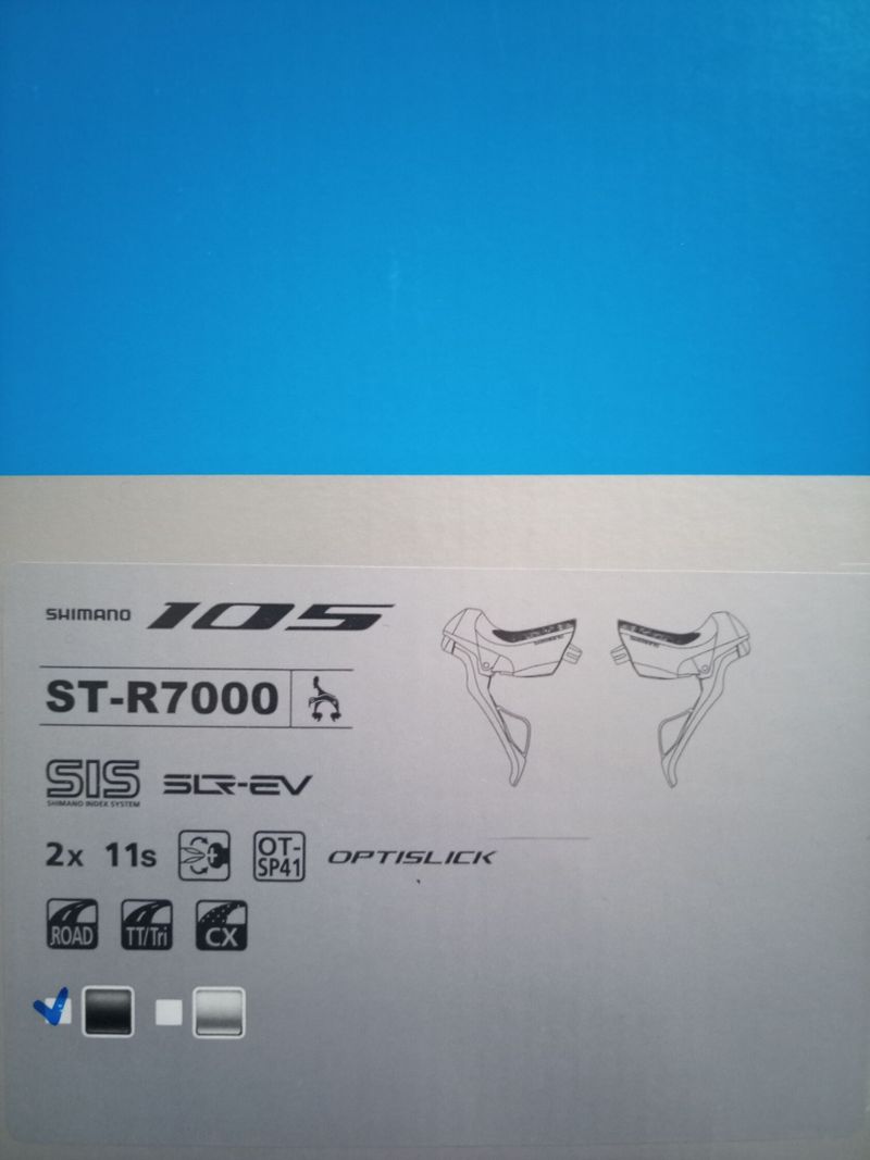 Řadící/brzdová páka PRAVÁ Shimano ST-R7000 2x11s černá NOVÁ