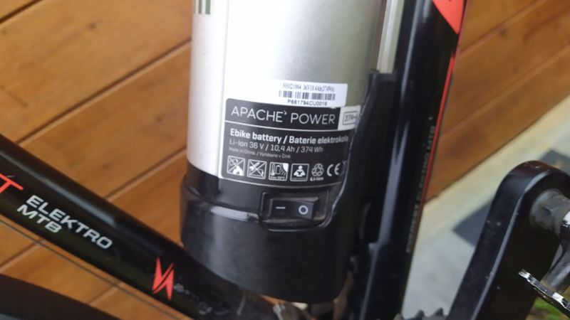 Baterie pro (starší) e-kolo Apache Everest a podobná e-kola