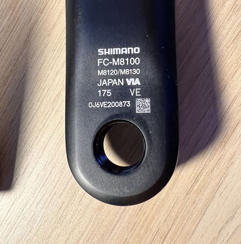Kliky Shimano XT FC-M8100, 175mm, 34z