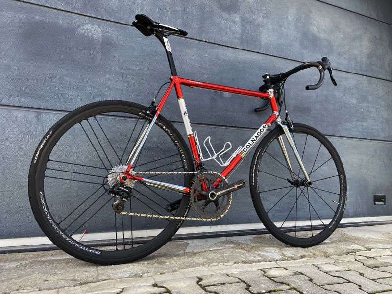 Colnago Master X-Light - Saronni Red PR82 (vel. 59), Super Record, Shamal Mille