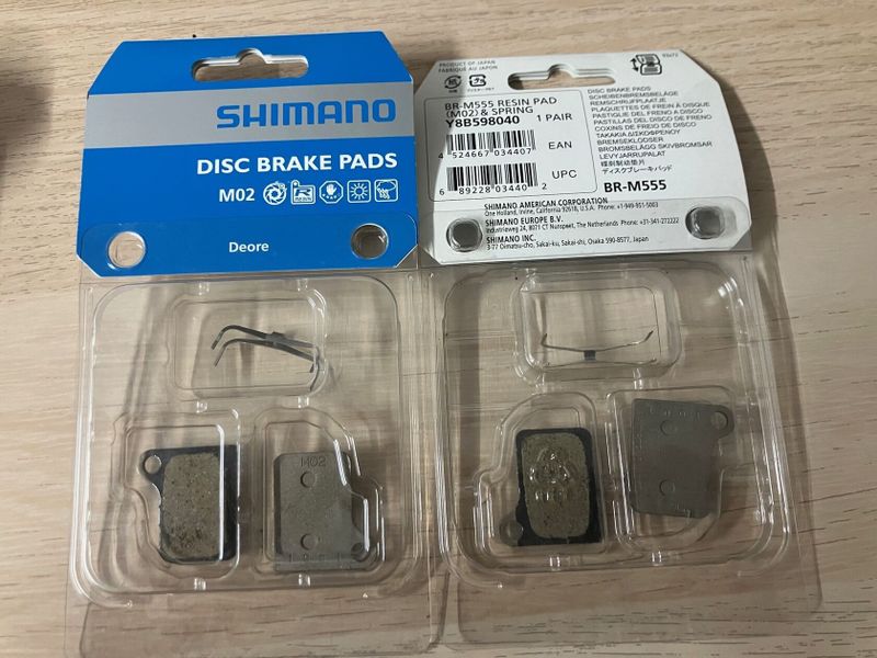 Brzdové destičky Shimano BR-M555 Resin - úplně nové