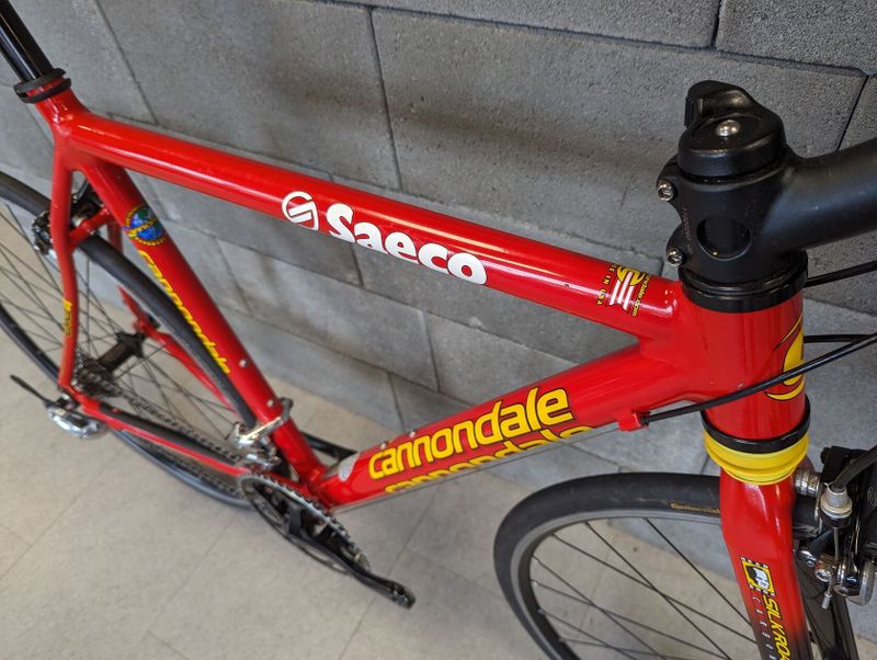 2001 Cannondale Silkroad Saeco, původní osazení, CODA Expert (velikost 54)