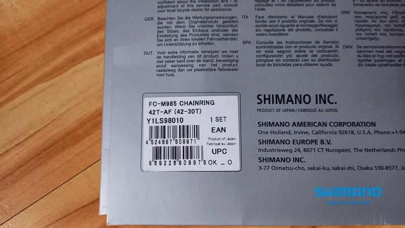 Převodník Shimano XTR 2x10