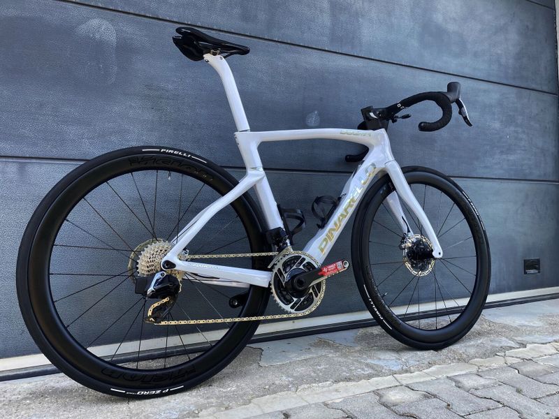 Pinarello Dogma F Disc (NOVÉ, vel. 530, 550) - CRYSTAL WHITE