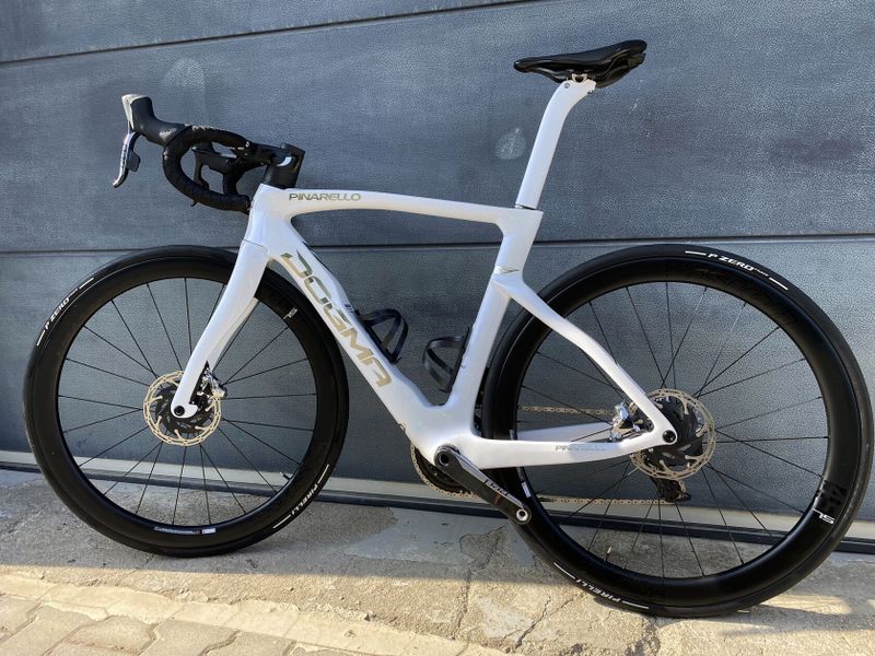 Pinarello Dogma F Disc (NOVÉ, vel. 530, 550) - CRYSTAL WHITE
