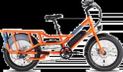 Oranžové nákladní (cargo) elektrokolo Radwagon 4