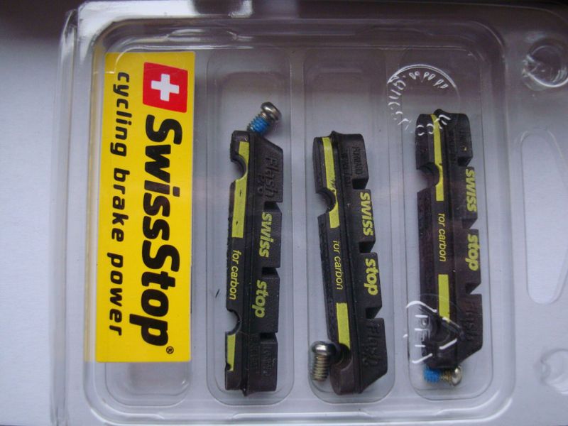 špalky pro karbonové ráfky (Campagnolo 2x, SwissStop-Shimano