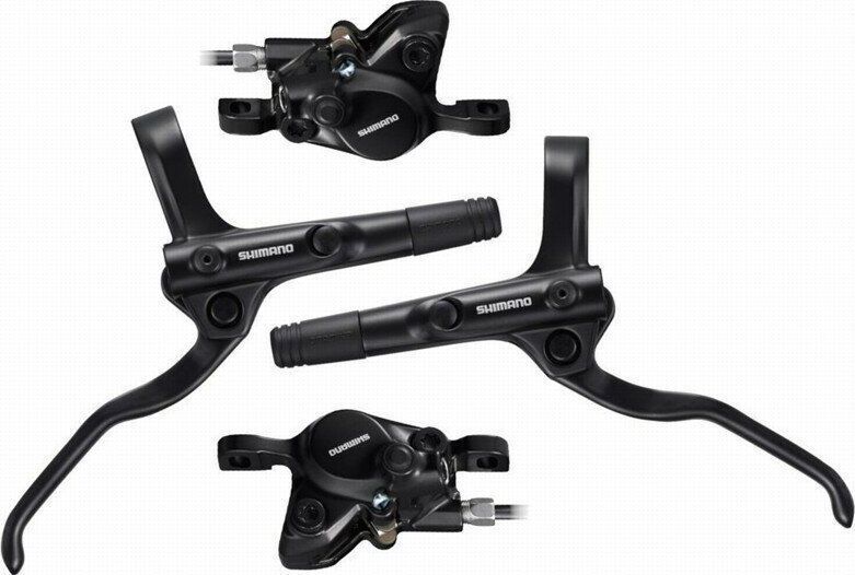 Kompletní přední+zadní hydraulická shimano brzda BL-MT200 polymer délka hadic SMBH59 1000 a 1700mm