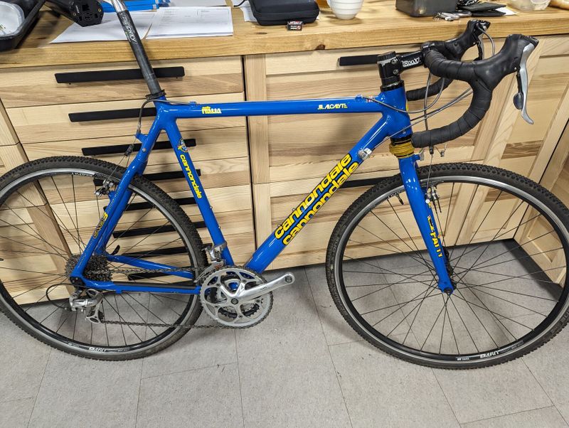 1999 Cannondale XS800 Volvo, cyklokross, Fatty X, velikost 56