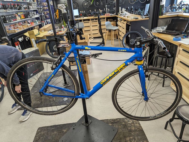 1999 Cannondale XS800 Volvo, cyklokross, Fatty X, velikost 56