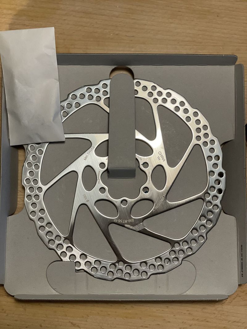 Nové SHIMANO brzdové kotouče - SM-RT56-M - 180 mm a 160 mm