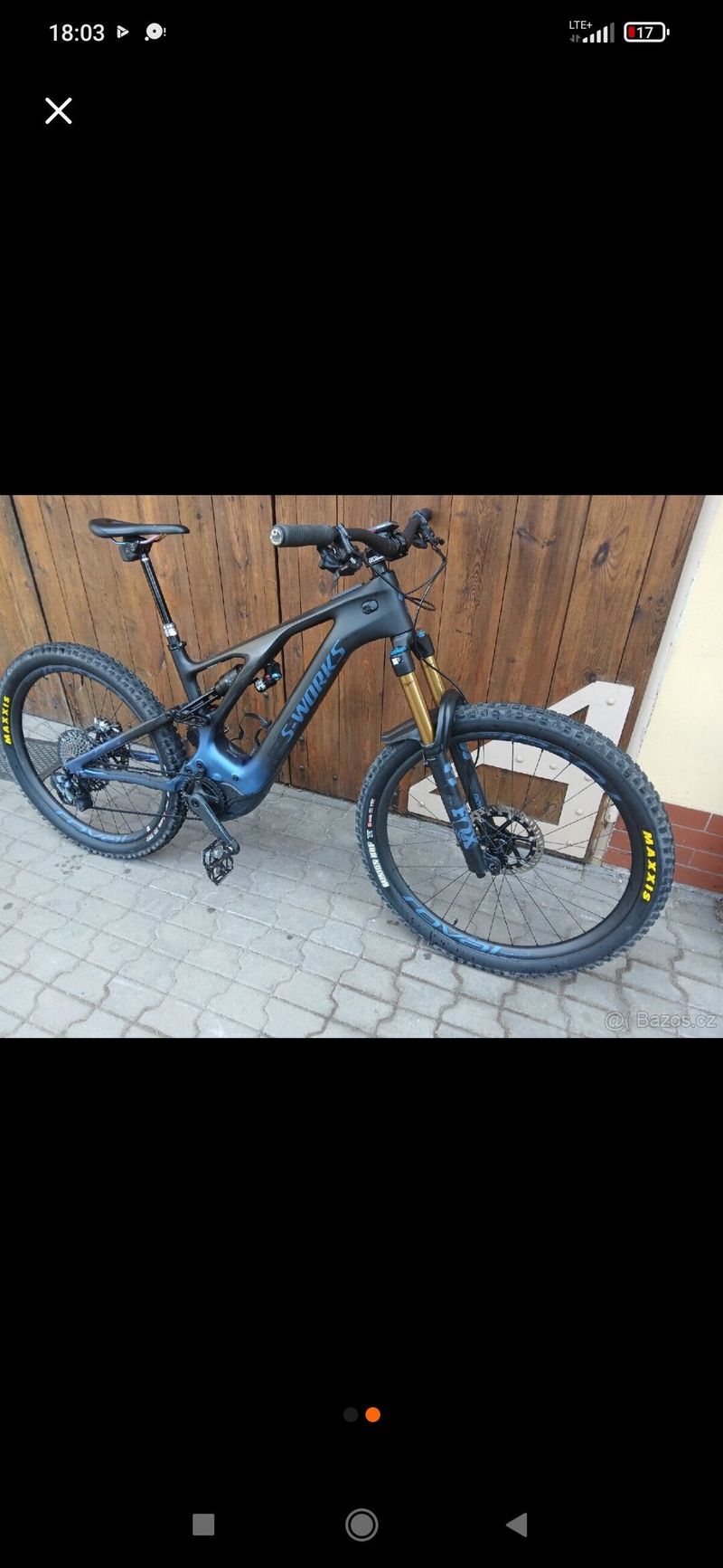 Elektrokolo Specialized S-works Turbo Levo carbon
