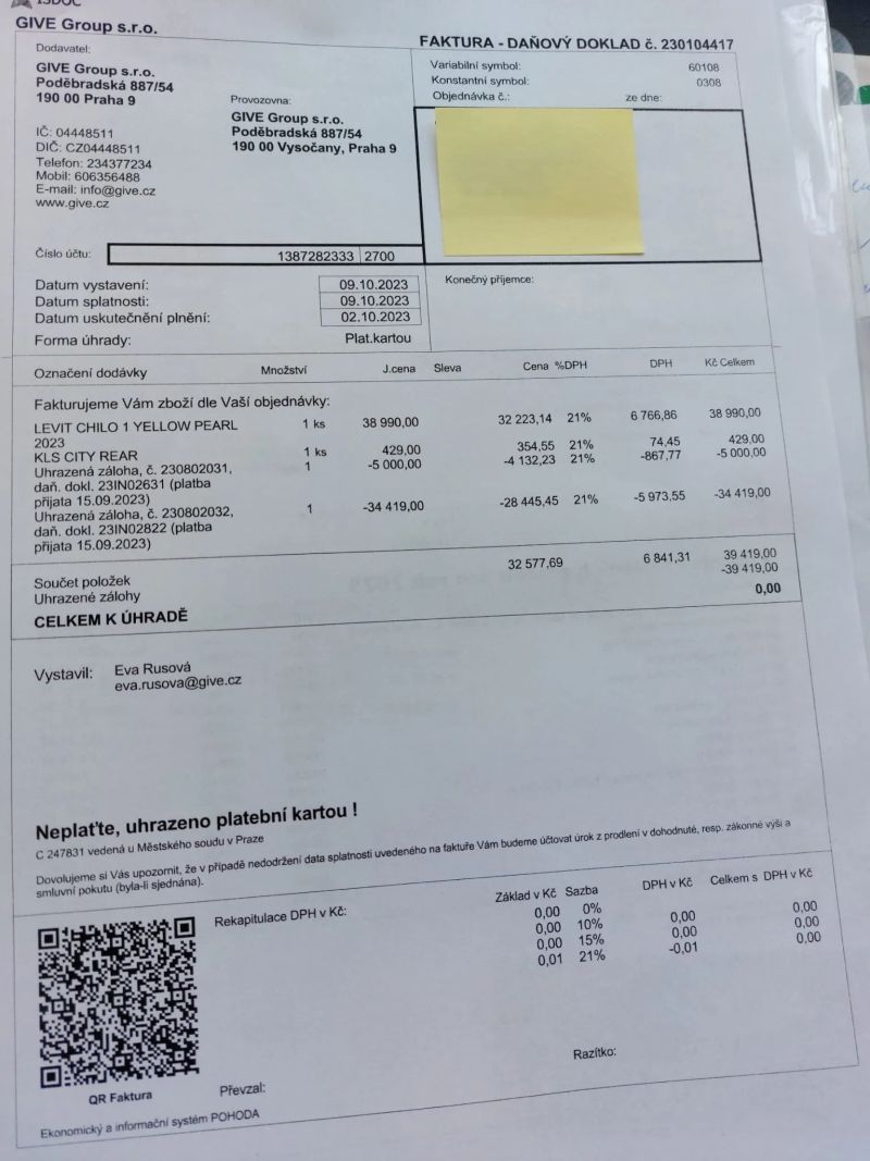Nové elektrokolo Levit Chilo