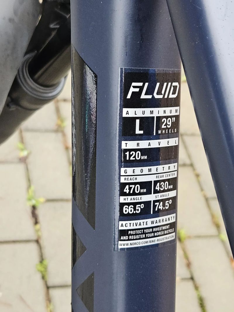 Norco Fluid HT1 2023 - upgraded brzdy