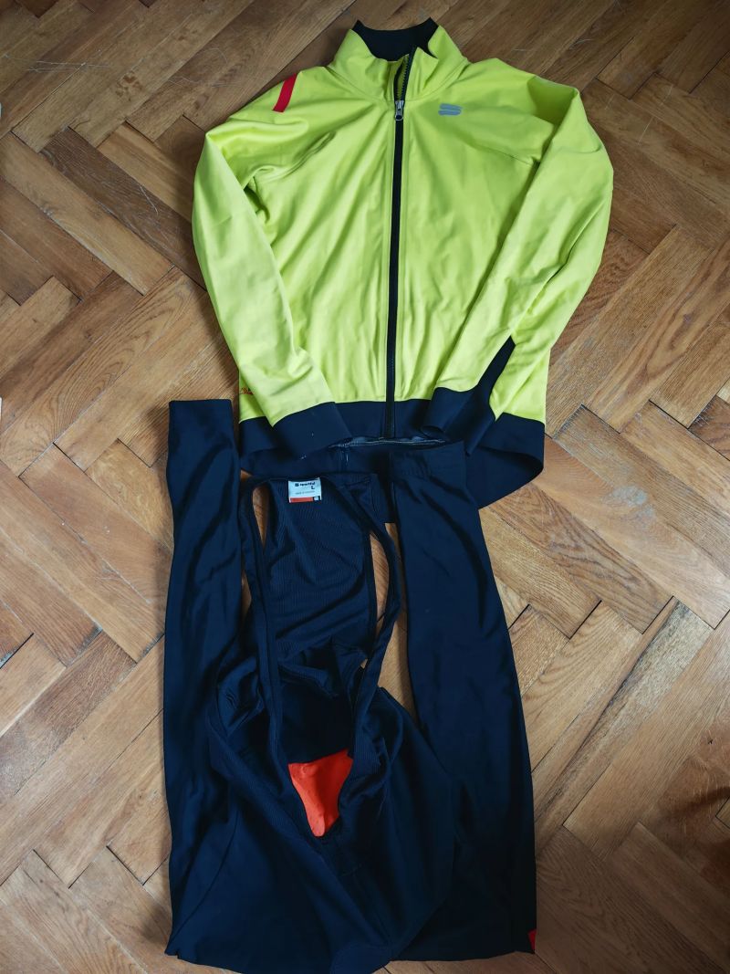Sportful Fiandre zateplené kalhoty+ Polartec dres