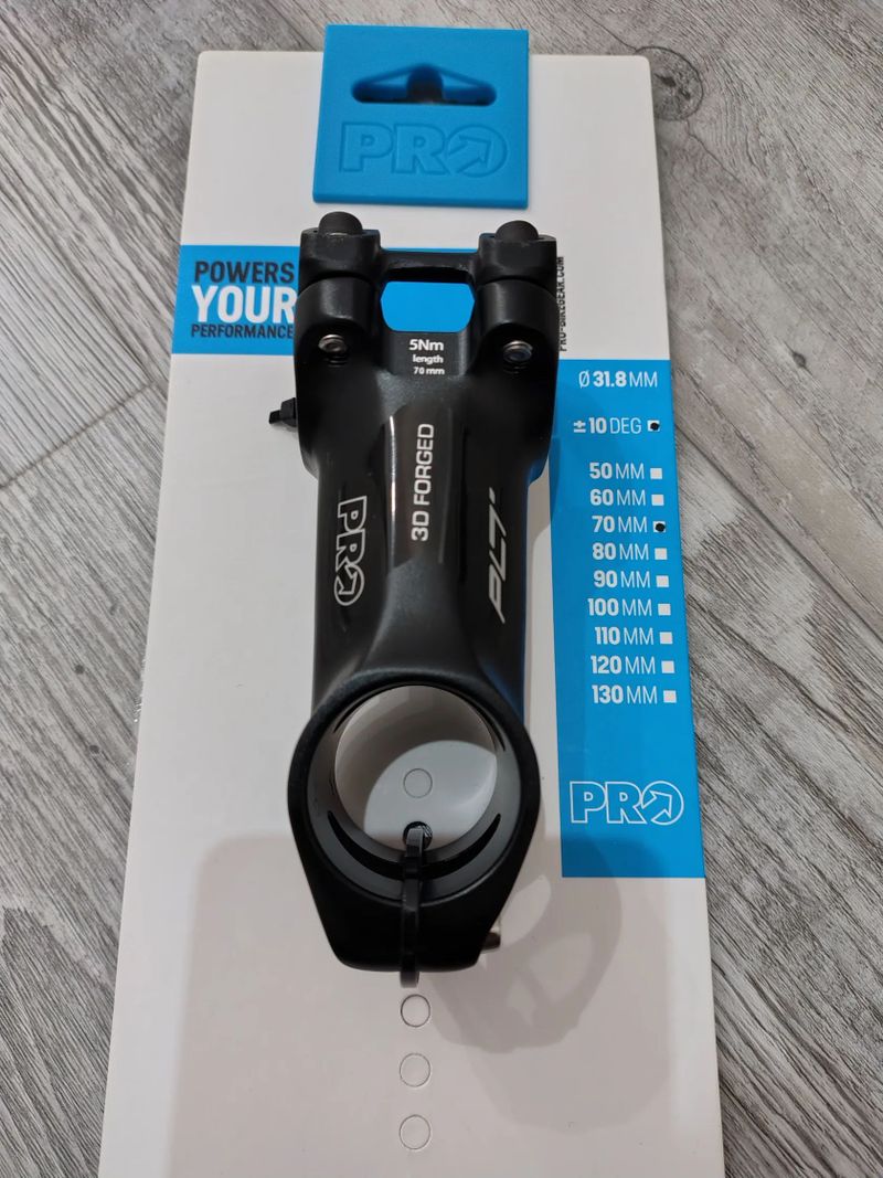Prodám NOVÝ představec PRO PLT 70mm +/-10°