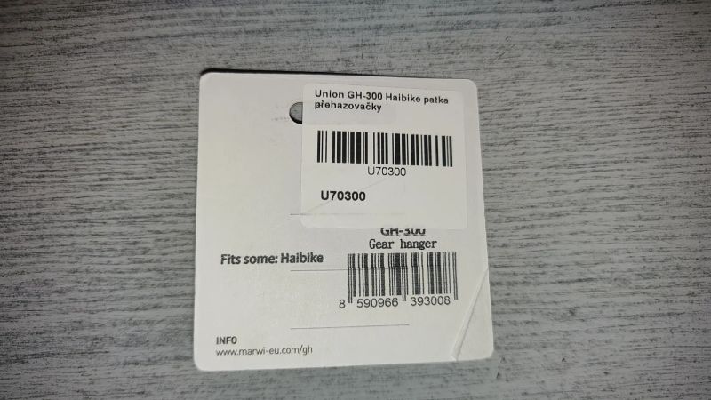 Patka přehazovačky pro Haibike fullseven a další.