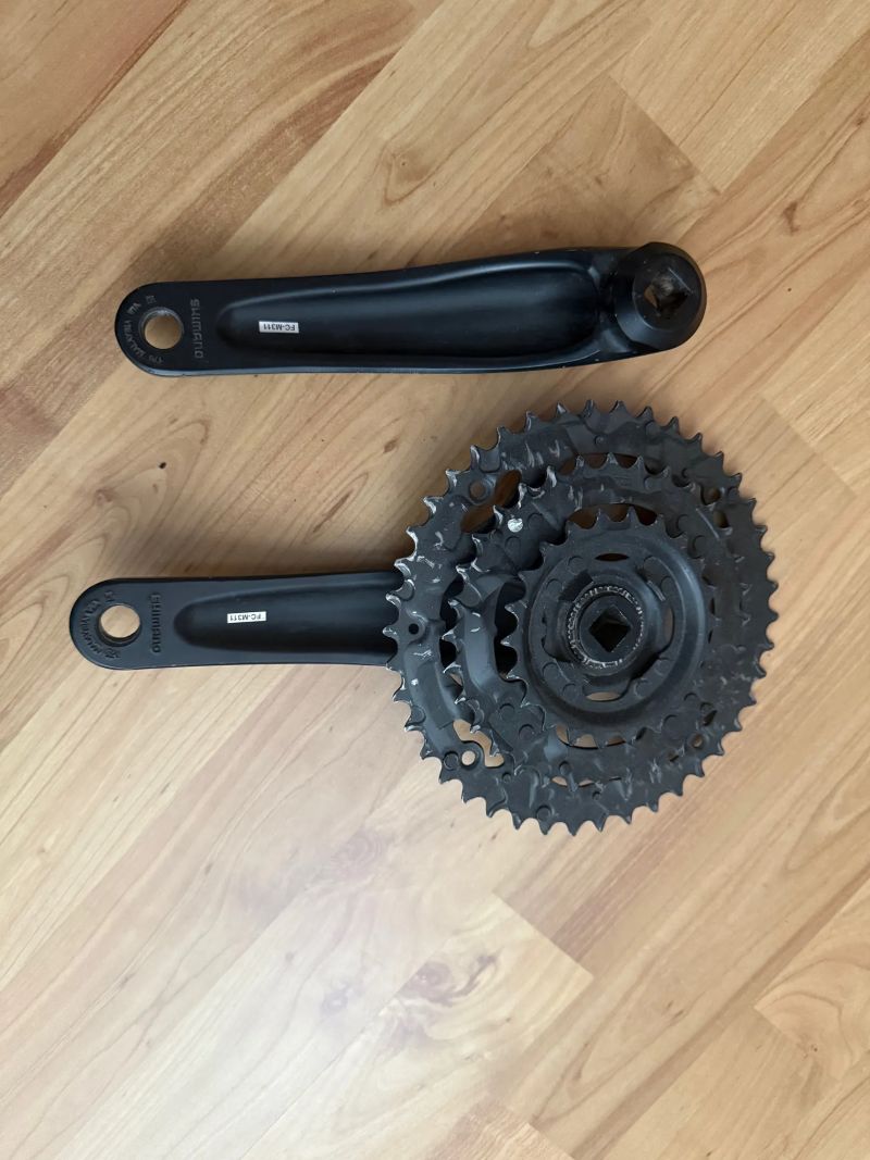 Kliky Shimano Altus 4-hran 3-převodník