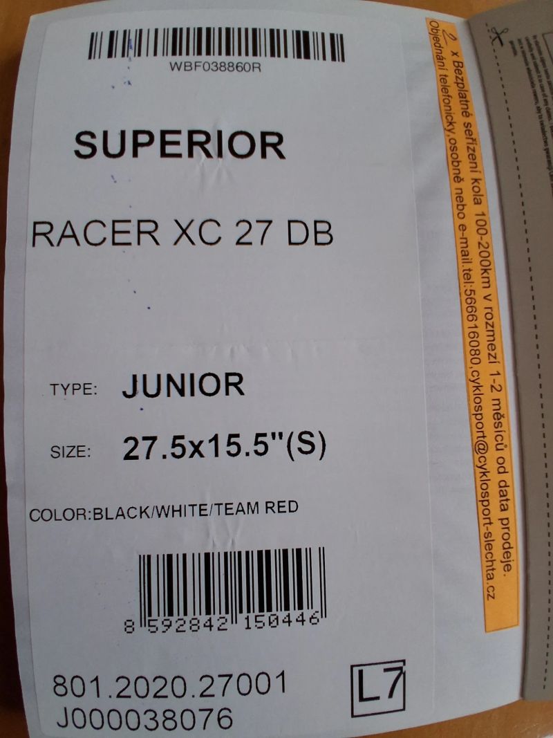 Superior RACER XC 27 DB