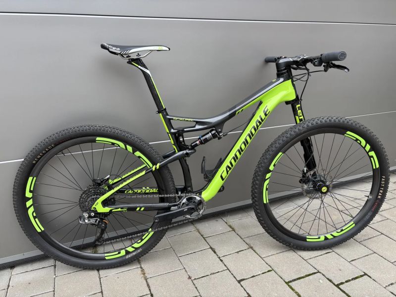 Cannondale SCALPEL LEFTY řazení SHIMANO XTR DI2 a brzdy SRAM XX1