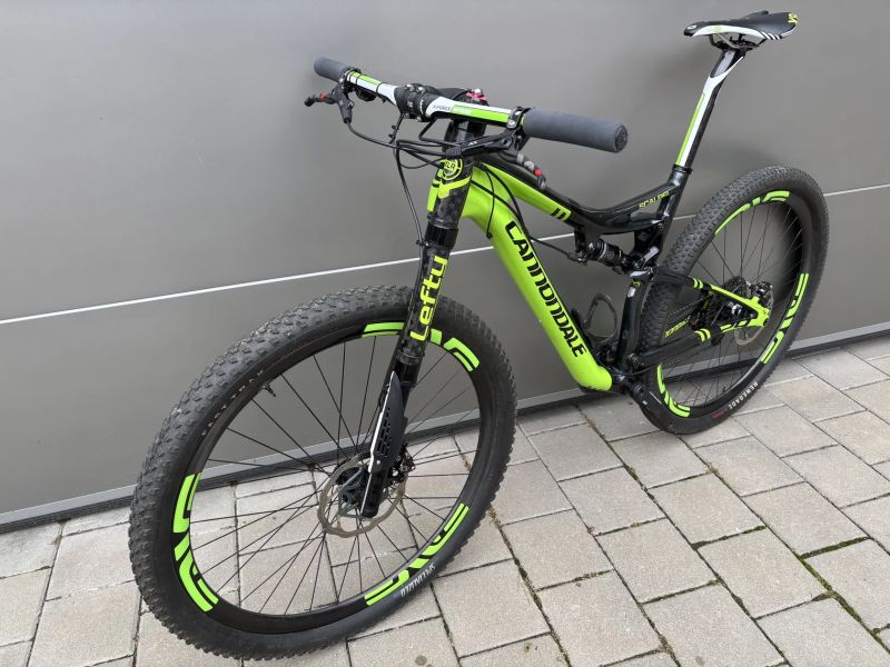 Cannondale SCALPEL LEFTY řazení SHIMANO XTR DI2 a brzdy SRAM XX1