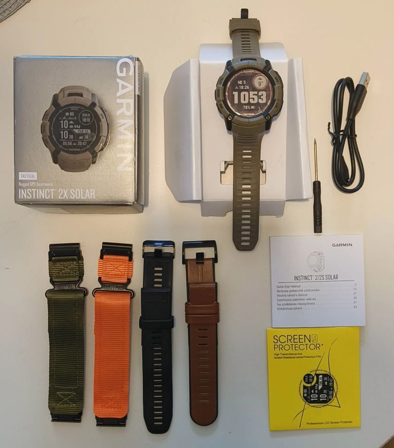Garmin Instinct 2X Solar Tactical Coyote Tan