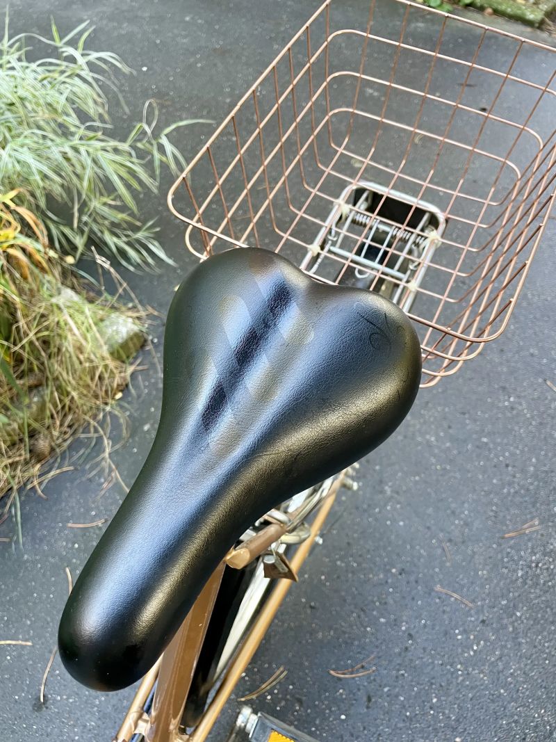 Bronzové retro dámské městské kolo – stylový originál Le Bikes