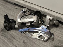 Shimano Deore XT přehazovačka a přesmykač 