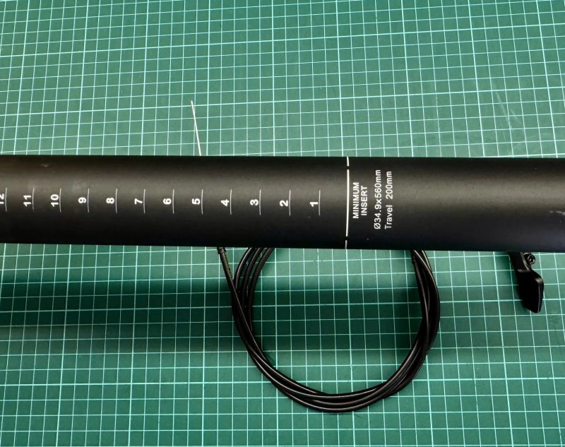Teleskopická sedlovka Cannondale Downlow 34,9 mm, zdvih 200 mm NOVÁ