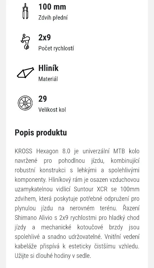 Kross Hexagon 8,0