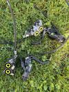 Magura MT7 Pro 1-finger HC čtyřpístková kotoučová brzda, kotouče Galfer 180mm