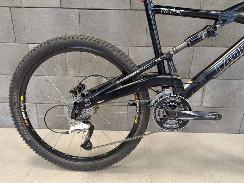 Cannondale Prophet 800 Lefty MAX 140, Fox RP23, nové brzdy, po kompletním servisu a repasích