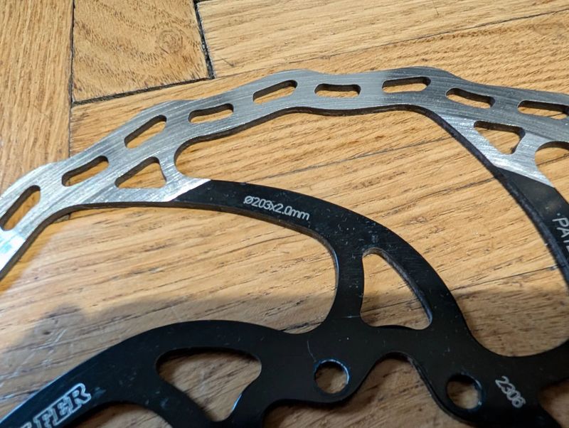 Brzdový kotoč Galfer 203x2 mm e-bike, 6 děr