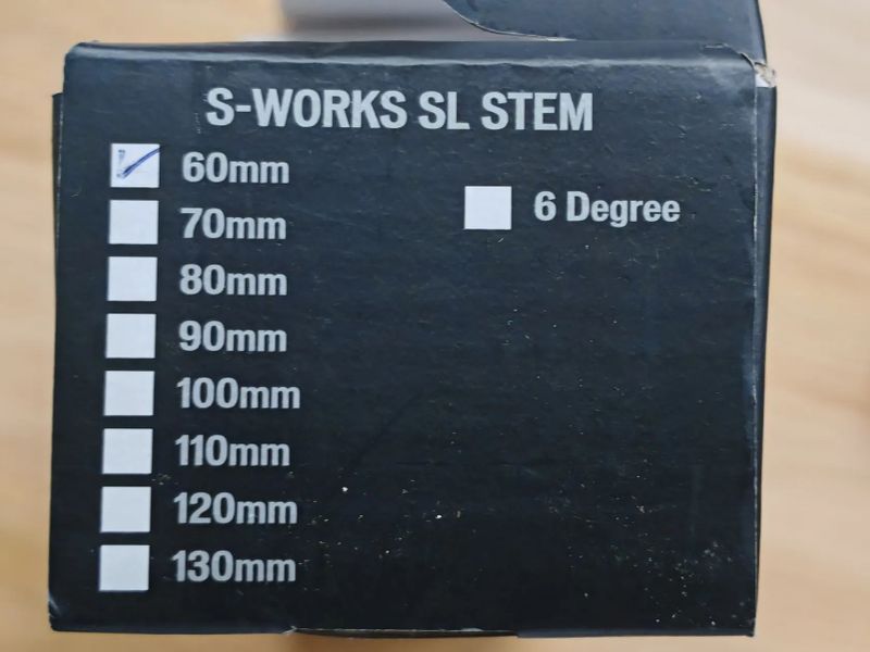 nový představec SPECIALIZED S-Works SL 6D 60 mm, 31,6mm