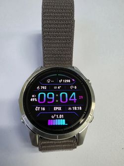 Garmin epix Pro (Gen 2) Standart 42mm, stříbrné