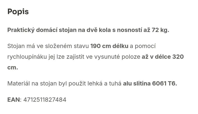 Stojan na 2ks kol značky TOPEAK 