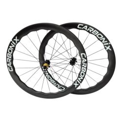 Lehká silniční karbonová kola Carbonix Undulating s karbonovými dráty (1295g) a keramickými ložisky!
