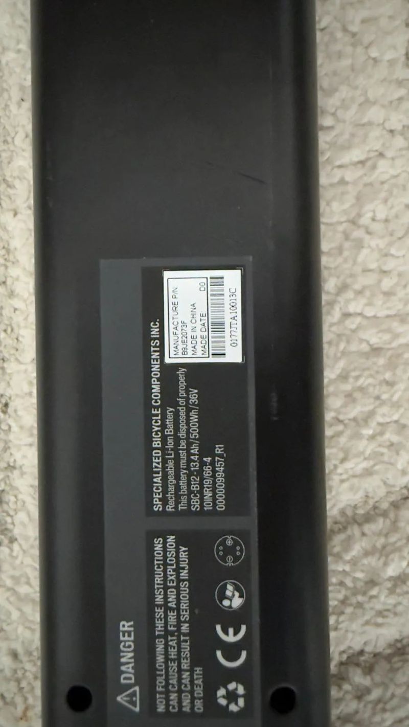 Specialized baterie M2, M3 500 Wh 