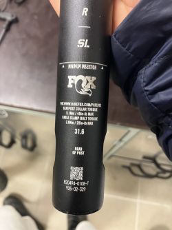 Fox transfer SL 31,6 100mm