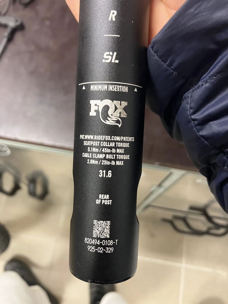 Fox transfer SL 31,6 100mm