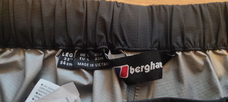 Kalhoty Berghaus Gore-Tex paclite vel.L