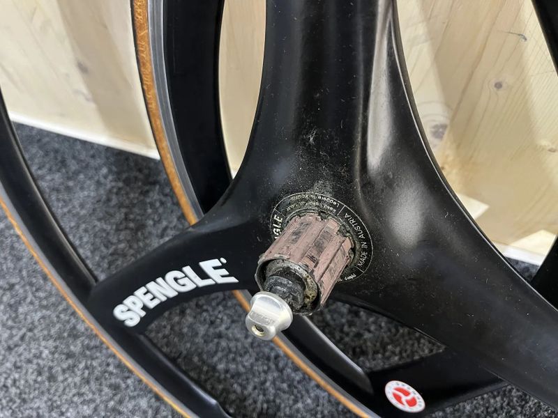 Retro/vintage par kol Spengle, plášťová, ořech Shimano